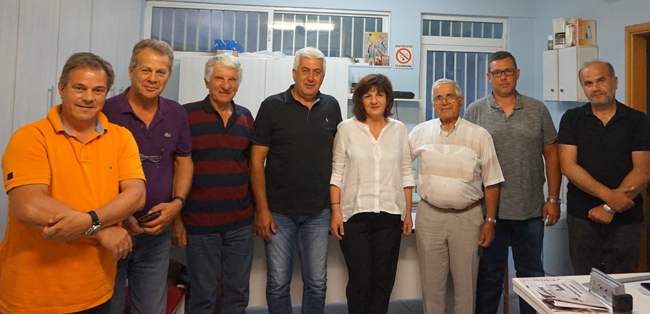 Επίσκεψη Φρόσως Καρασαρλίδου στην εταιρεία ΒΑΡΒΑΡΕΣΣΟΣ και στον ΤΟΕΒ Νάουσας