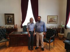 Συνάντηση Δημάρχου Βέροιας με τη νέα Διοικήτρια της Σχολής Μετεκπαίδευσης και Επιμόρφωσης της ΕΛ.ΑΣ. Βόρειας Ελλάδας   