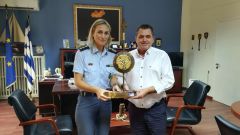 Επίσκεψη της νέας Διοικήτριας σχολής μετεκπαίδευσης στον Αντιπεριφερειάρχη