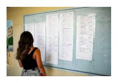 Ανακοινώθηκαν τα αποτελέσματα των πανελλαδικών εξετάσεων