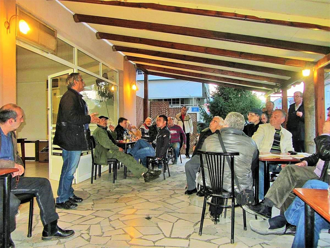 Συνάντηση του Νίκου Μπέκη με κατοίκους του Προμηθέα