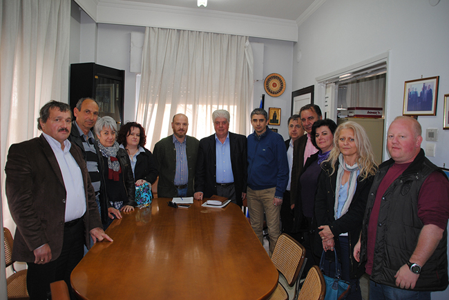 Συνάντηση Χρήστου Σκουμπόπουλου με τον Εμπορικό Σύλλογο