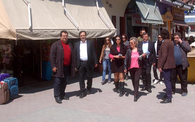 Περιοδεία στην αγορά της Βέροιας και στο Μακροχώρι από τον Κώστα Βοργιαζίδη