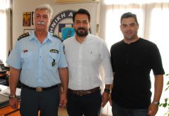 Επίσκεψη του Τάσου Μπαρτζώκα σε ΕΛΓΑ, ΕΦΚΑ και Διεύθυνση Αστυνομίας Ημαθίας