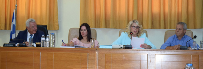 Το  νέο Προεδρείο του Δημοτικού Συμβουλίου Αλεξάνδρειας