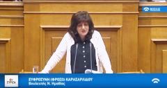 Φρόσω Καρασαρλίδου: Ερώτηση στη Βουλή για την κάλυψη των κενών στην ειδική αγωγή