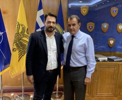 Συνάντηση του βουλευτή Ημαθίας Τάσου Μπαρτζώκα με τον Υπουργό Εθνικής Άμυνας Νίκο Παναγιωτόπουλο και απάντηση για την 1η Μεραρχία Πεζικού