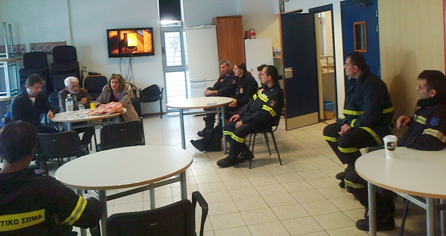 Περιοδεία του ΚΚΕ στην Πυροσβεστική Υπηρεσία της Βέροιας