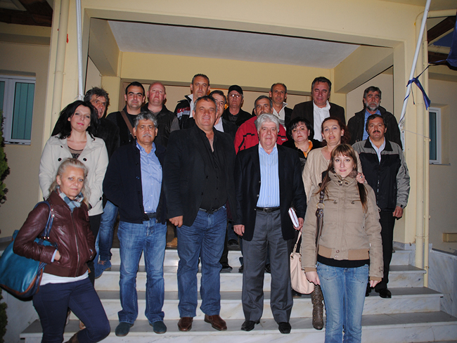 Προεκλογική δραστηριότητα του Χρήστου Σκουμπόπουλου