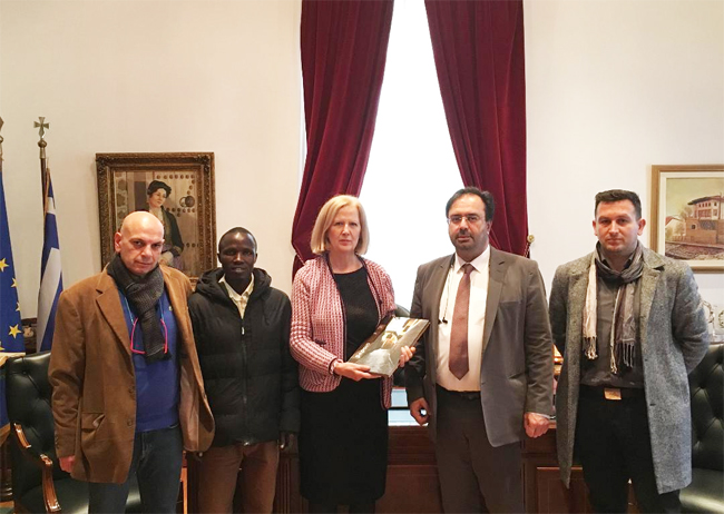 Συνάντηση Δημάρχου Βέροιας με την Πρόξενο της Κένυας στην Ελλάδα  