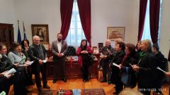 Ευχές και Κάλαντα στο Δήμαρχο Βέροιας 