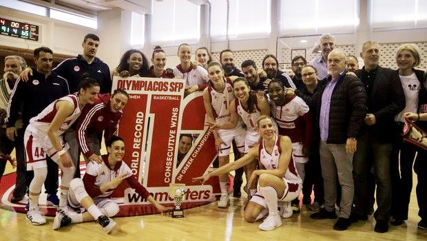 Α1 Γυναικών: O Ολυμπιακός προσπέρασε το Connecticut και έκανε παγκόσμιο ρεκόρ!