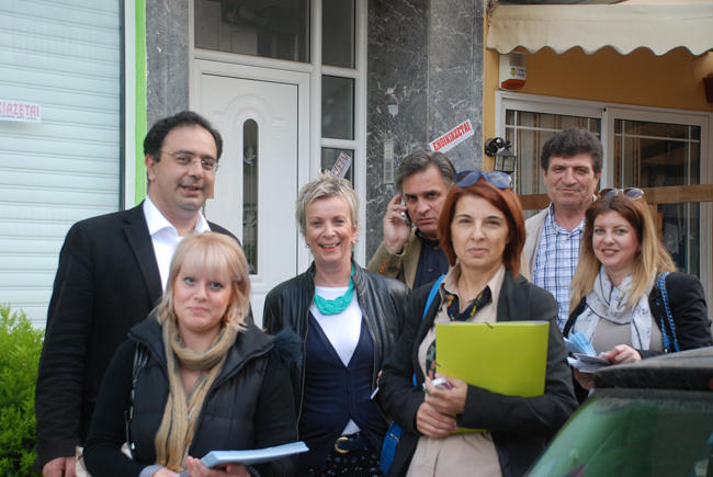 Περιοδεία του Κ. Βοργιαζίδη στην αγορά της Βέροιας