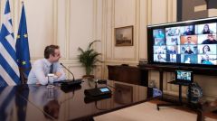 Τηλεδιάσκεψη του πρωθυπουργού με ερευνητές και αθλητές