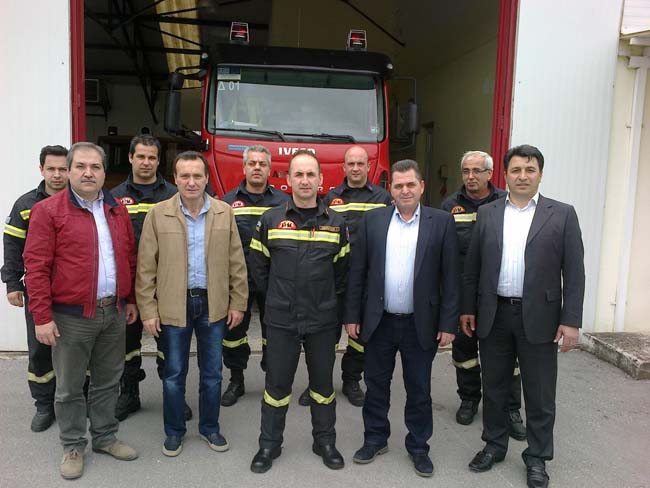 Σε Πυροσβεστική και Κέντρο Υγείας Αλεξάνδρειας ο Κώστας Βοργιαζίδης