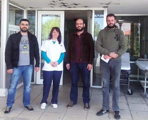 Ο Γιώργος Σπυρίδης στο Κέντρο Υγείας Αλεξάνδρειας