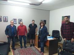 ΦΡΟΣΩ ΚΑΡΑΣΑΡΛΙΔΟΥ : ΣΥΝΑΝΤΗΣΗ ΜΕ ΤΗΝ ΟΜΑΔΑ SOS ΒΕΡΜΙΟ