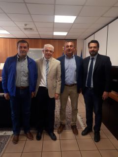 ΑΓΡΟΤΙΚΟΣ ΣΥΛΛΟΓΟΣ ΓΕΩΡΓΩΝ ΒΕΡΟΙΑΣ : Συναντήσεις  με Μάκη Βορίδη  τον Πρόεδρο του ΕΛΓΑ Ανδρέα Λυκουρέντζο και τον Απόστολο Βεσυρόπουλο