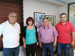 Επίσκεψη Φρόσως Καρασαρλίδου σε αγροτικούς συνεταιρισμούς του νομού για ζητήματα που αφορούν τους αγρότες 