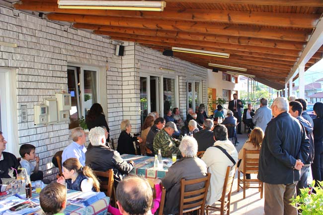 Ο υποψήφιος Δήμαρχος Βέροιας Ιωάννης Μ. Παπαγιάννης σε ομιλία και περιοδεία στη Συκιά