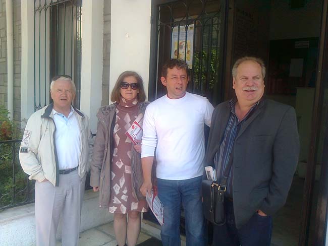 Περιοδεία της Λαϊκής Συσπείρωσης στα πολυϊατρεία του ΠΕΔΥ στη Βέροια