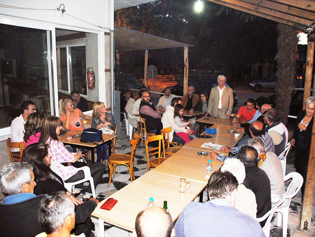 Σε Φυτειά, Τρίλοφο, Πατρίδα, Νικομήδεια, Διαβατό και Κουλούρα ο Χρ. Σκουμπόπουλος