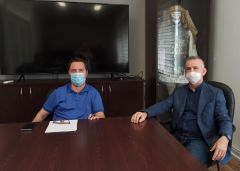 Συνάντηση Δημάρχου Νάουσας με τον Πρόεδρο του ΤΕΕ (Τμήμα Κεν. Μακεδονίας)