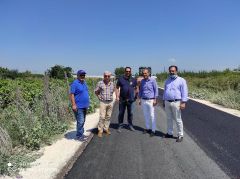 Αγροτική οδοποιία στο αγρόκτημα Αγίου Γεωργίου του Δήμου Βέροιας