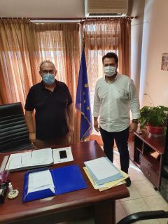 Ο Τ. Μπαρτζώκας με του Δ/ντες Εκπαίδευσης 