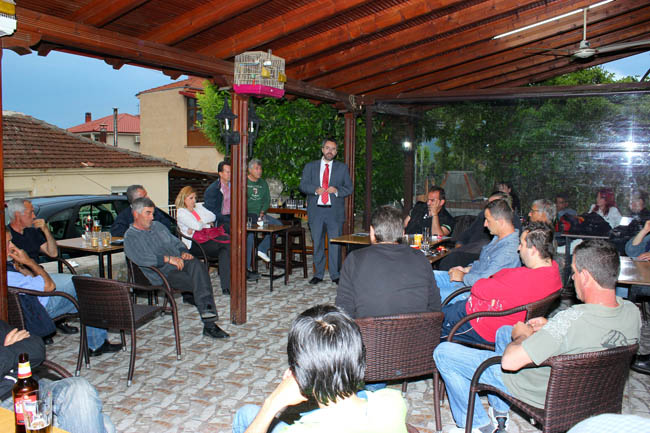 Ο υποψήφιος Δήμαρχος Βέροιας Ιωάννης Μ. Παπαγιάννης σε ομιλία και περιοδεία στα Ασώματα