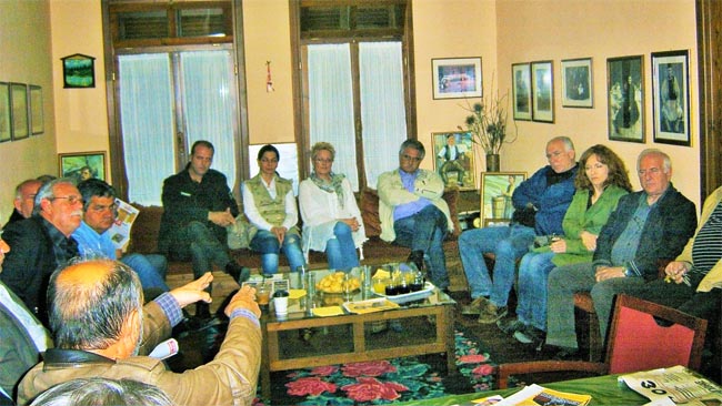 Επίσκεψη του Νίκου Μπέκη στο Σύλλογο Βλάχων Βέροιας