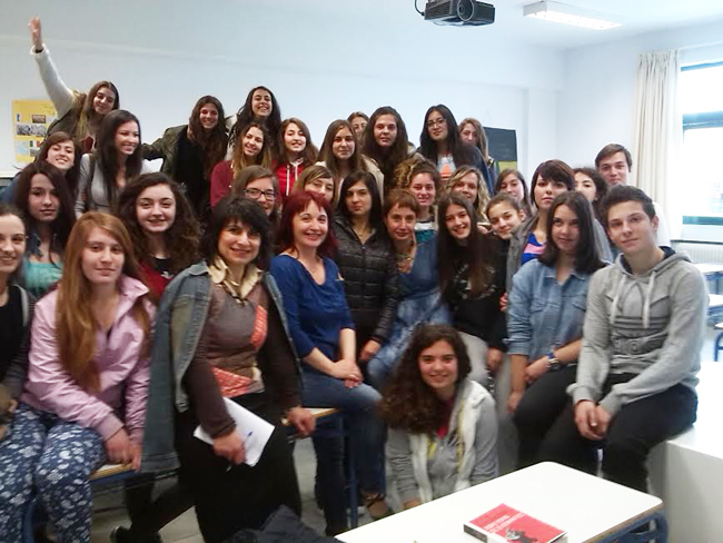 Η Σοφία Νικολαϊδου στο 4ο ΓΕΛ Βέροιας