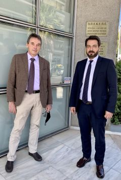 Συνάντηση του Τάσου Μπαρτζώκα με τον πρόεδρο του ΟΠΕΚΕΠΕ