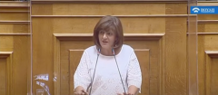 Φρόσω Καρασαρλίδου: «Εκποιούν την ακίνητη περιουσία του ελληνικού λαού , πτωχεύουν τα μεσαία στρώματα»
