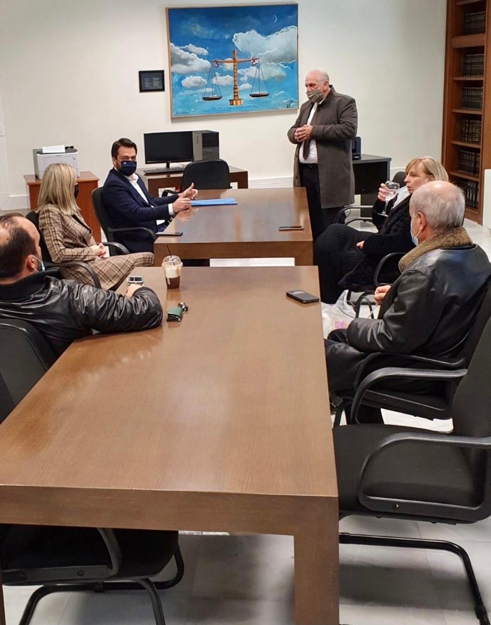 ΣΥΝΑΝΤΗΣΗ ΤΑΣΟΥ ΜΠΑΡΤΖΩΚΑ ΜΕ ΣΥΜΒΟΥΛΙΟ ΔΙΚΗΓΟΡΙΚΟΥ ΣΥΛΛΟΓΟΥ