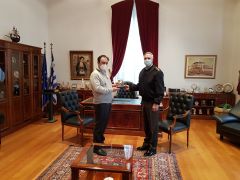 Συνάντηση Δημάρχου Βέροιας με τον απερχόμενο Διοικητή της 1ης Μεραρχίας Πεζικού