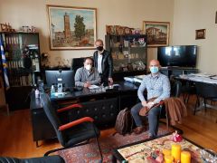 Υπογραφή Σύμβασης για την κατασκευή μεταλλικών κερκίδων στο γήπεδο Αγίου Γεωργίου Δήμου Βέροιας