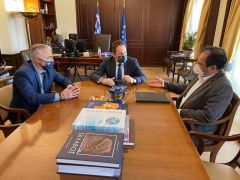 Συνάντηση Πέτσα Βοργιαζίδη για θέματα του Δήμου Βέροιας