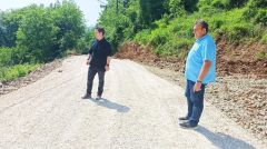 Νάουσα: Ολοκληρώθηκε η αποκατάσταση του δρόμου στους «Mύλους», με την συνδρομή της Π.Ε. Ημαθίας