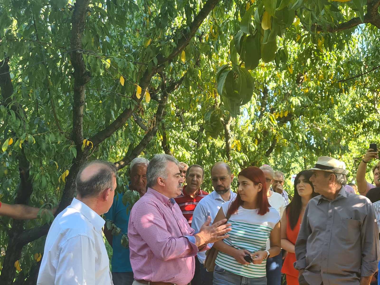 Από την επίσκεψη κλιμακίου του ΠΑΣΟΚ/ΚΙΝΑΛ στην Ημαθία