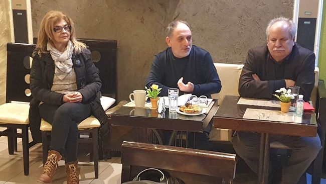 Στη Βεργίνα παρουσίασε με επιτυχία το νέο του βιβλίο ο Αλέκος Χατζηκώστας