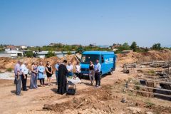 Αγιασμός για την ανέγερση του νέου «σπιτιού» των «Παιδιών της Άνοιξης» στην Πατρίδα