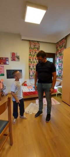 Επίσκεψη κ. Σταμάτη στο Σπίτι της Βεργίνας