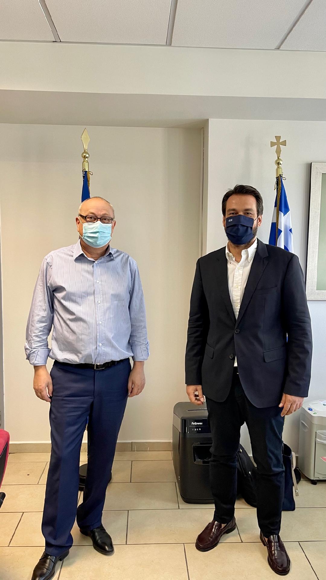 ΣΥΝΑΝΤΗΣΗ ΤΑΣΟΥ ΜΠΑΡΤΖΩΚΑ ΜΕ ΔΙΟΙΚΗΤΗ ΕΦΚΑ