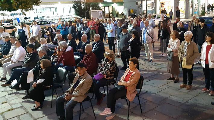 Κεντρική προεκλογική συγκέντρωση της “Λαϊκής Συσπείρωσης Νάουσας”