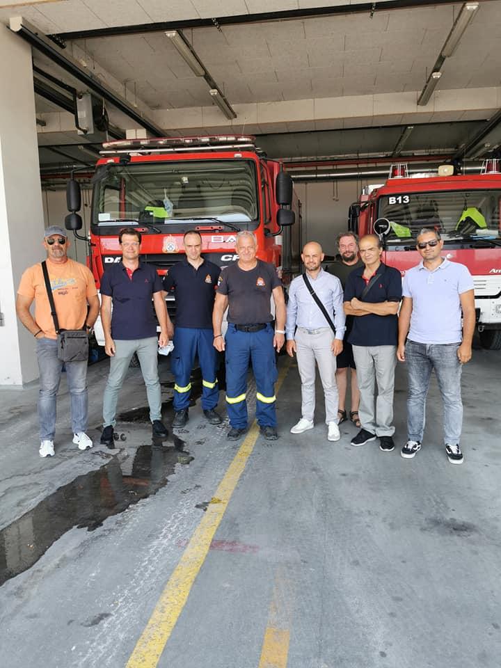Επίσκεψη Βουλευτή Ημαθίας ΣΥΡΙΖΑ Άγγελου Τόλκα στις Υπηρεσίες Πυροσβεστικής του Νομού Ημαθίας