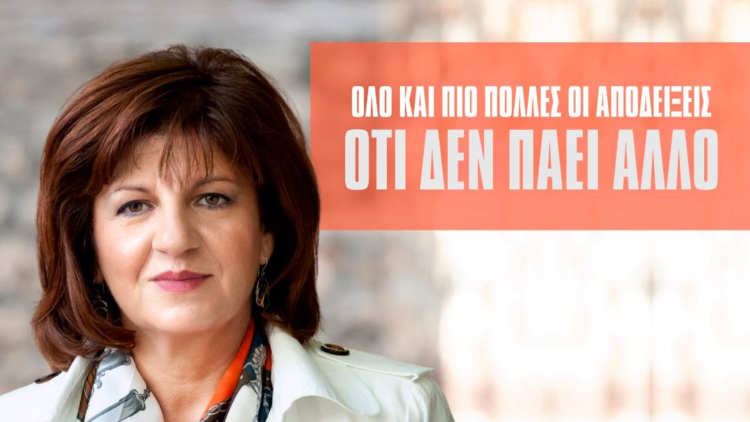 Φ. Καρασαρλίδου: Η αλαζονική και αντιθεσμική στάση του κ. Μητσοτάκη δεν αξίζει στην ελληνική κοινωνία