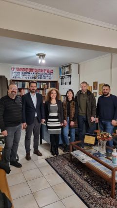 Τάσος Μπαρτζώκας με τον οδοντιατρικό Σύλλογο Ημαθίας: Κοντά σε όλους τους επαγγελματίες για όλα τα θέματα που τους απασχολούν!