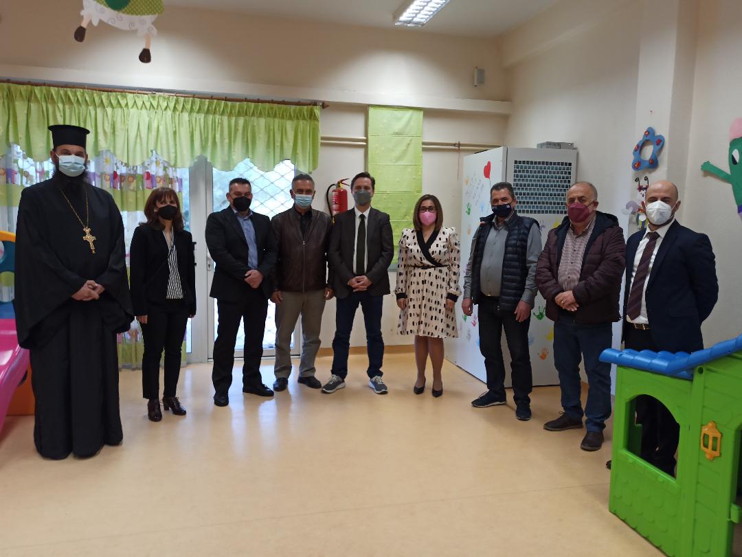 Σύγχρονη μονάδα αερισμού με ανάκτηση θερμότητας δώρισαν επιχειρηματίες  στον Δήμο Νάουσας για τις ανάγκες του Βρεφονηπιακού Σταθμού της Βάλιας 