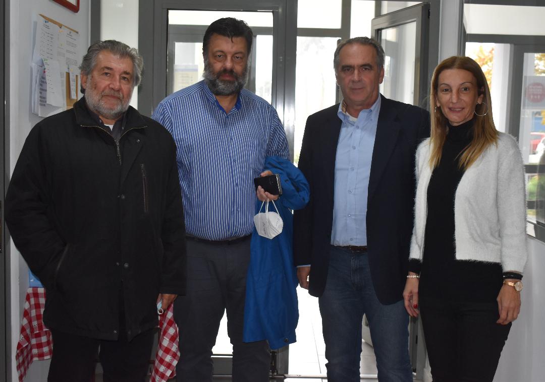 Επίσκεψη του Χρήστου Παπαστεργίου στην Αλεξάνδρεια